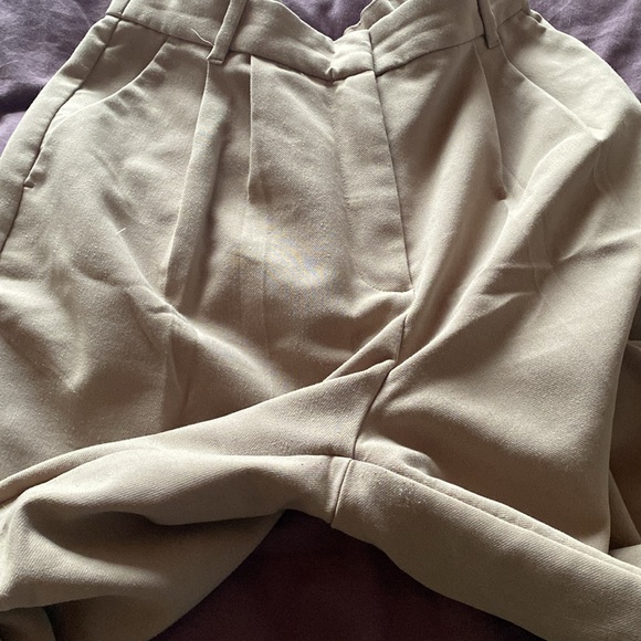 Abercrombie Curve Love Sloane Tailored Wide Leg Pant - Picture 7 of 7